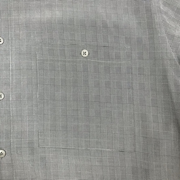 Vintage Pierre Cardin Green Plaid Button Down - Picture 4 of 8